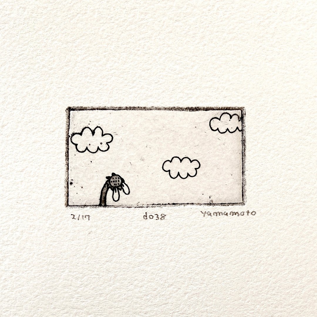 d038 铜版印刷 - 海报/装饰画/版画 - 纸 灰色
