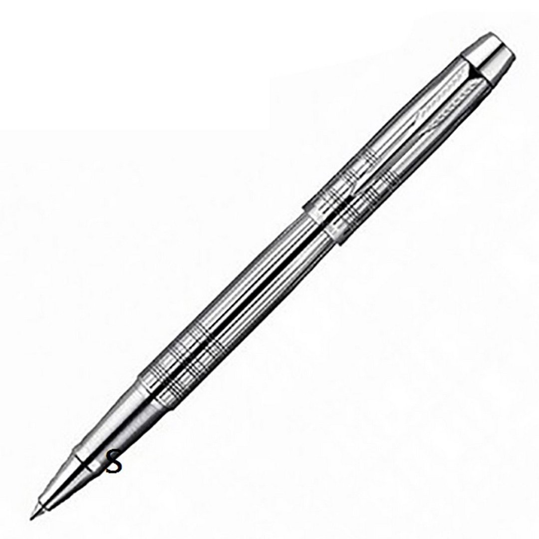 PARKER 经典高级系列 钢珠笔 亮铬格纹 - 钢珠笔 - 其他金属 银色