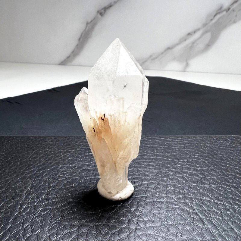胆花。菠萝骨干白小簇 一图一物 摆件 l 白水晶簇 海胆花水晶 l - 摆饰 - 水晶 白色