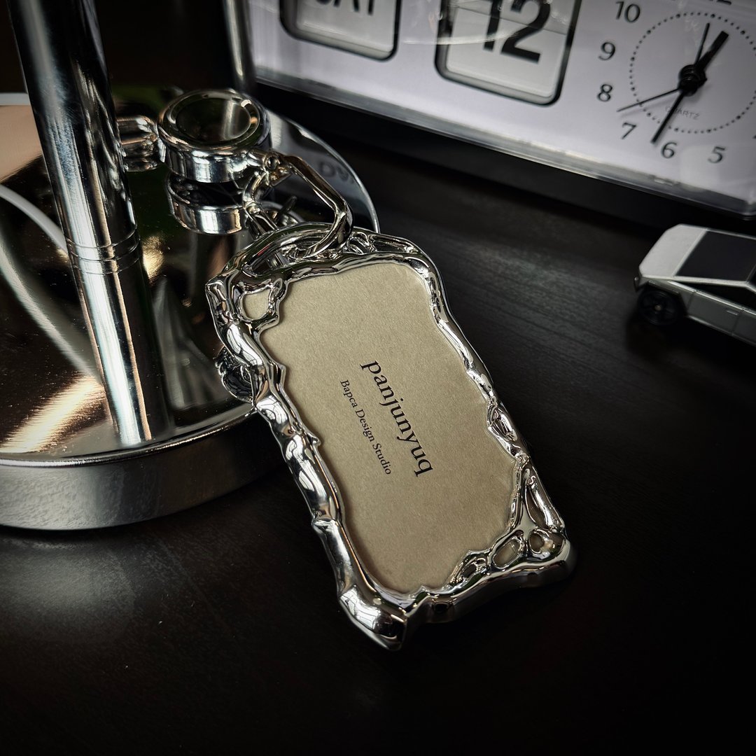 panq's 卡套 Bapca Card Case 01 镀银 - 证件套/卡套 - 树脂 银色