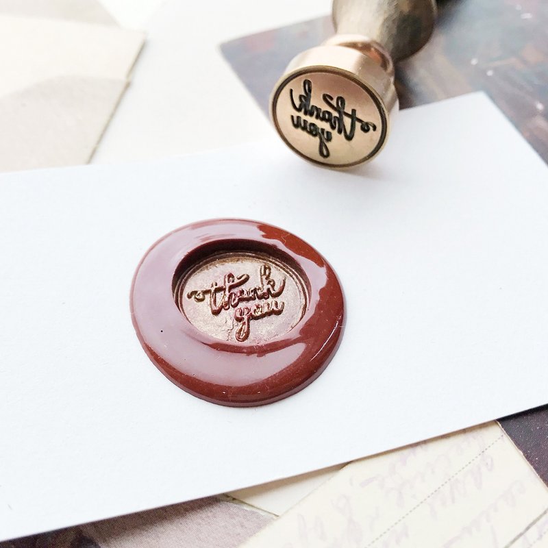 封蜡章组礼盒 | Thank You - 印章/印台 - 其他金属 金色