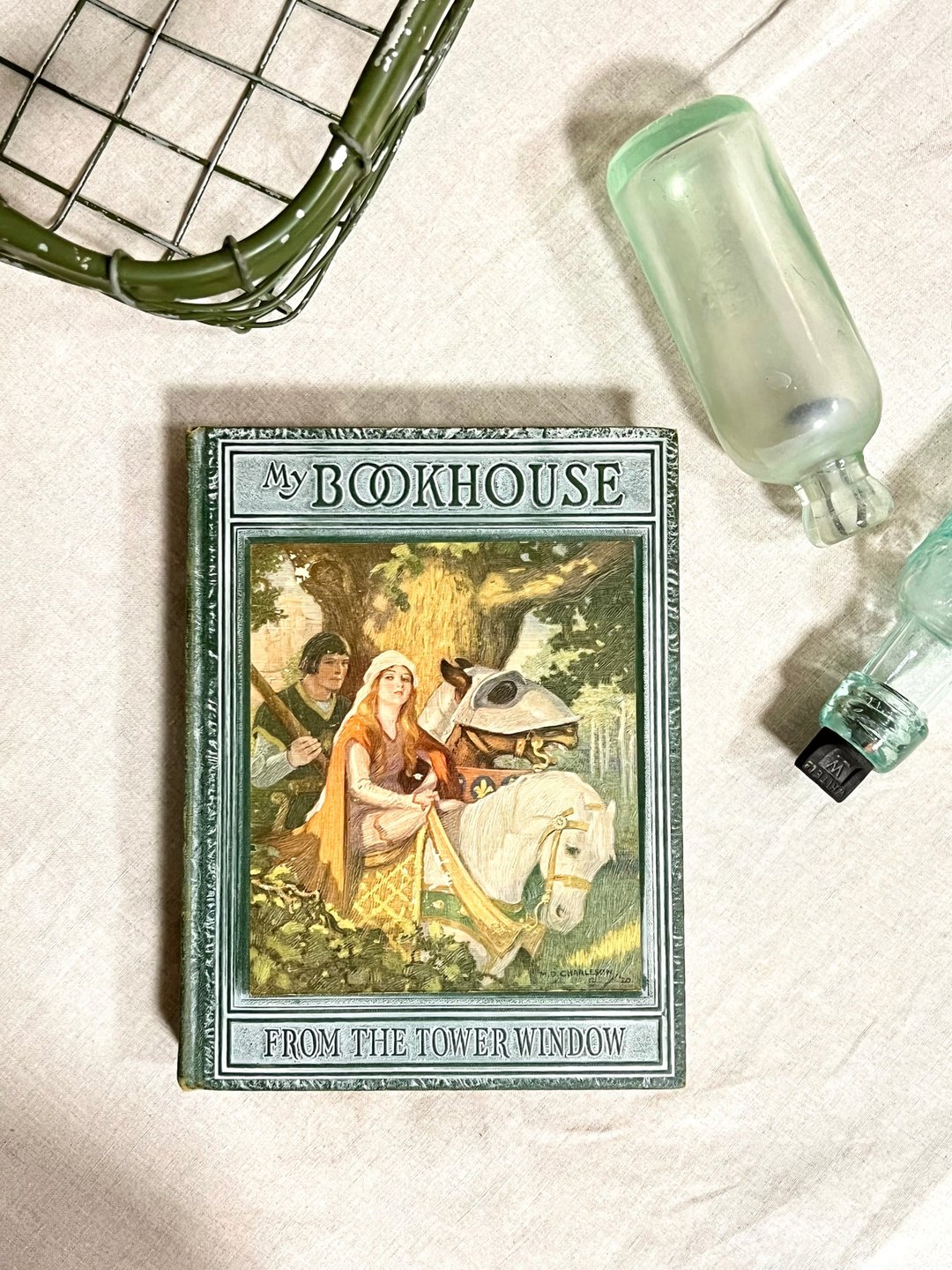 百年古董1921出版美国童书My Bookhouse - From the Tower Windo - 刊物/书籍 - 纸 