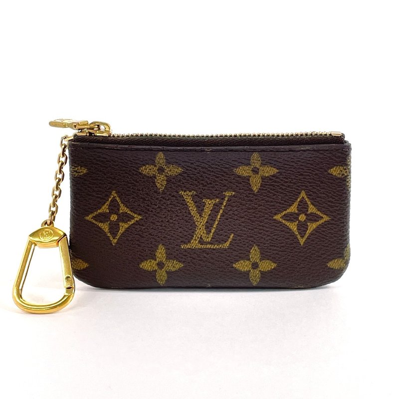 路易威登 LOUIS VUITTON 零钱包 M62650 斜背包 cle Monogram 帆布棕 - 皮夹/钱包 - 其他材质 咖啡色
