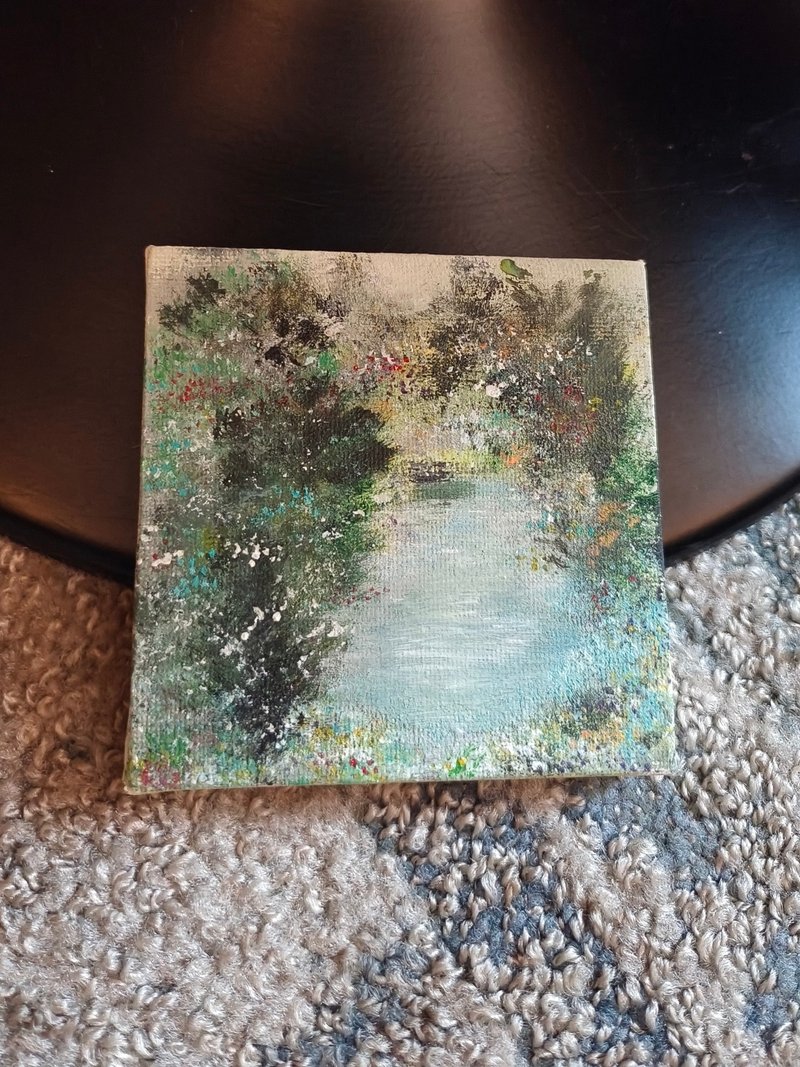 风景画/无框画/压克力水彩画/疗愈画 - 海报/装饰画/版画 - 棉 白色