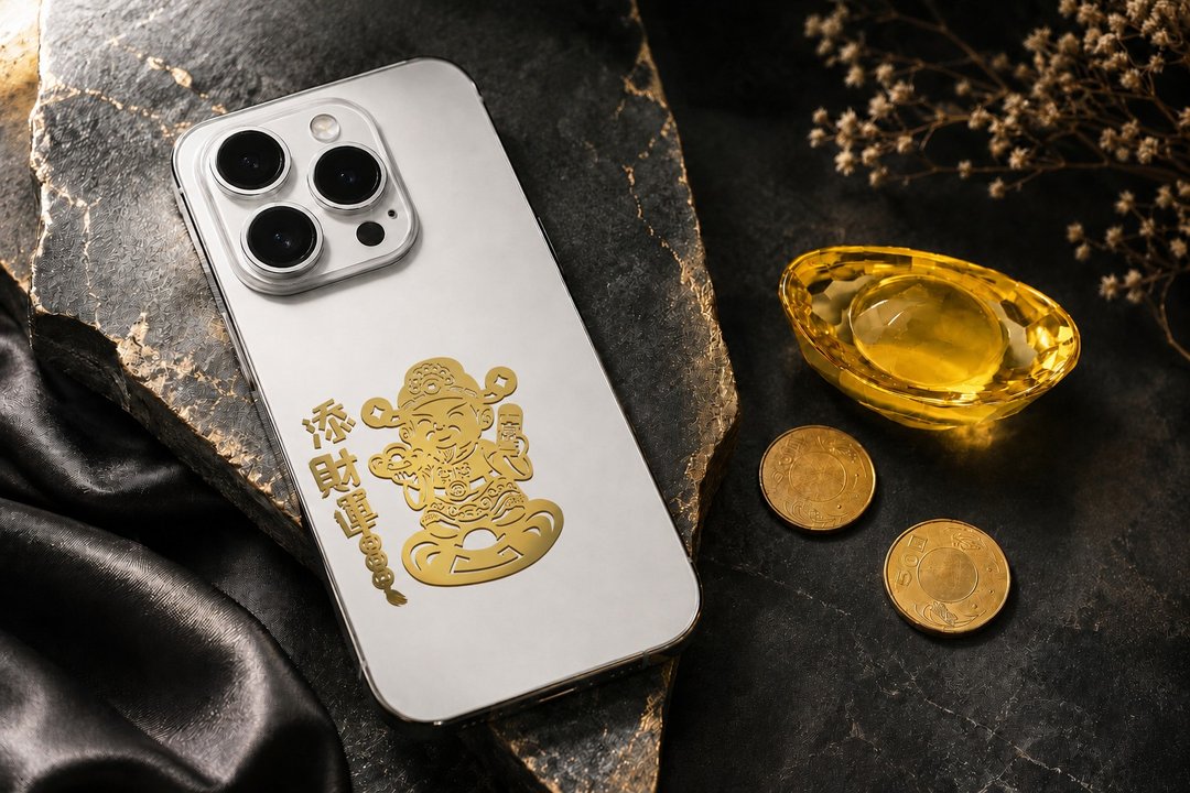 添财运金属贴纸 - 贴纸 - 其他金属 金色