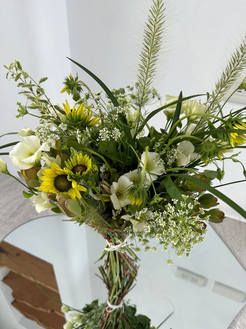 白绿色系White and Green Bouquet|可自取 - 植栽/盆栽 - 植物．花 白色