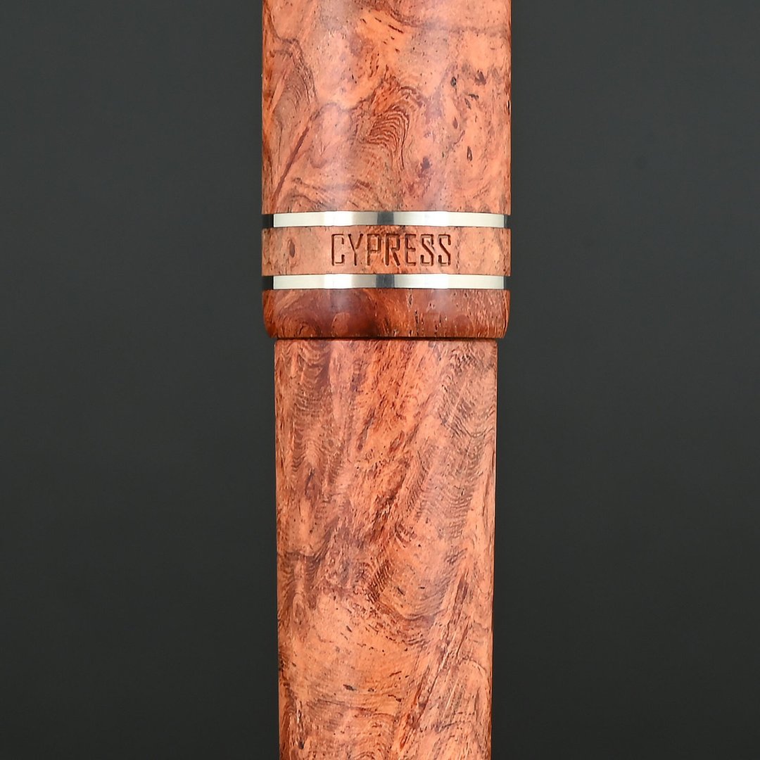 CYPRESS 【点木成金-花梨瘤】原木钢笔 质感文具 - 钢笔 - 木头 卡其色