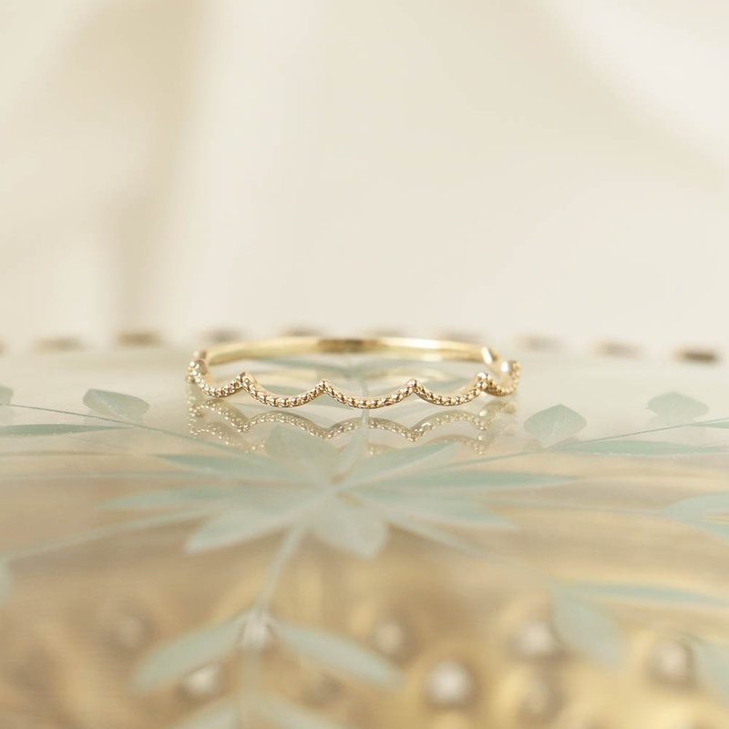 Visel 小波浪戒指 - 戒指 - 贵金属 金色