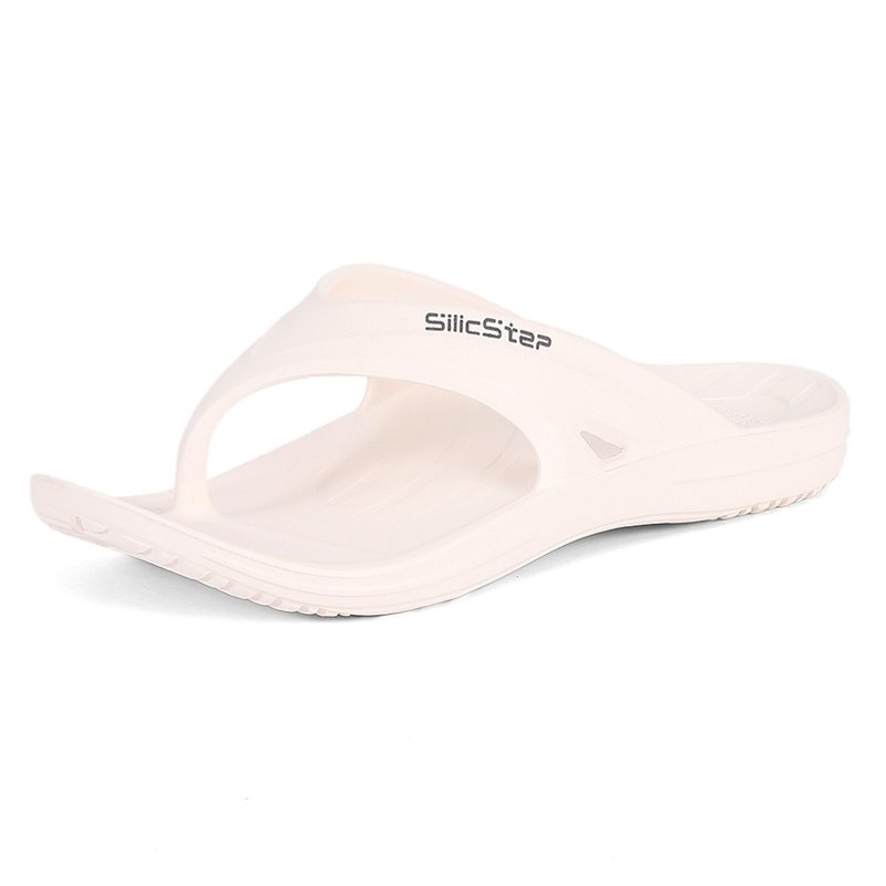 【ATTA】SilicStep 硅晶减塑环保足弓夹脚拖鞋-白 德国iF设计奖 - 拖鞋 - 塑料 白色