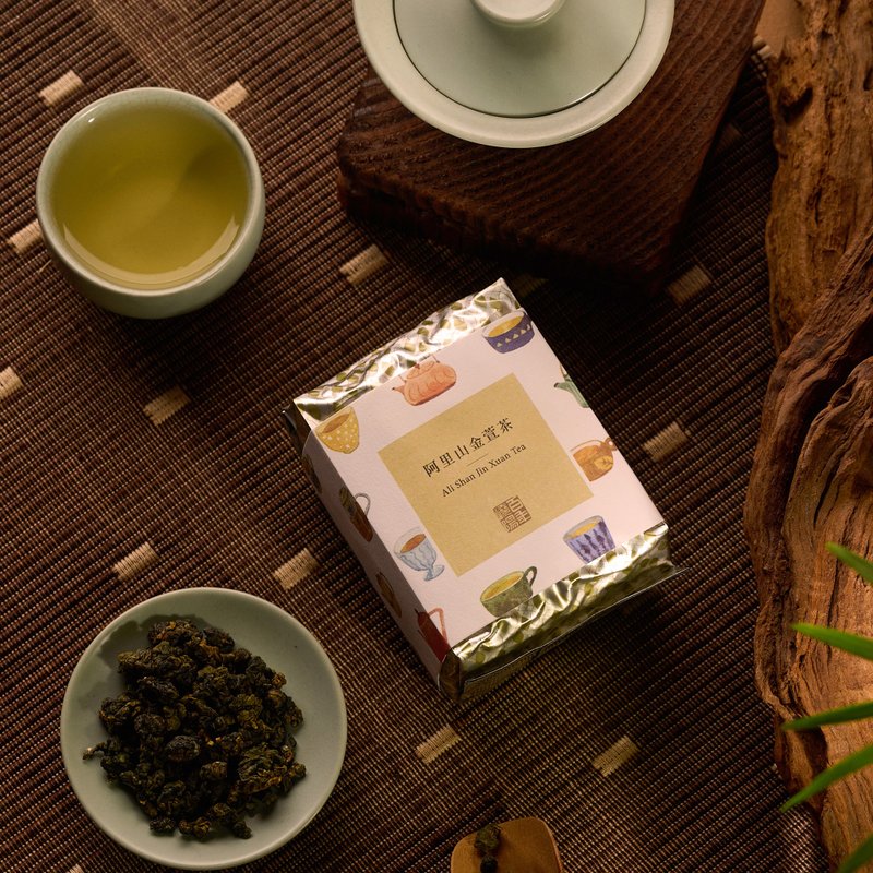 阿里山金萱茶 散茶 茶叶 (100克入) 经济铝包 - 茶 - 新鲜食材 