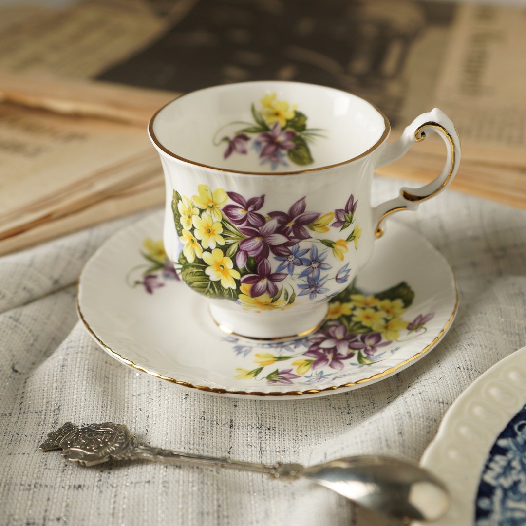 英国Paragon '花的庆典'细骨瓷茶杯/咖啡杯组 - 茶具/茶杯 - 瓷 多色