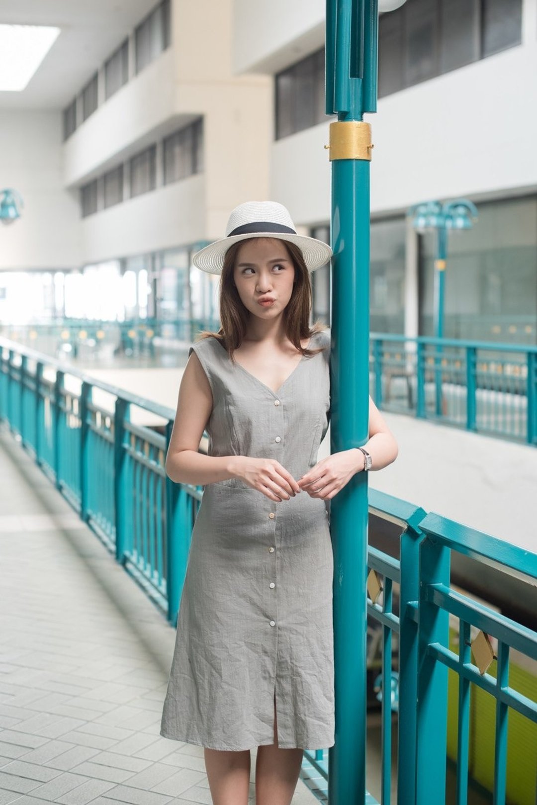 Weekender midi dress - 洋装/连衣裙 - 其他材质 绿色