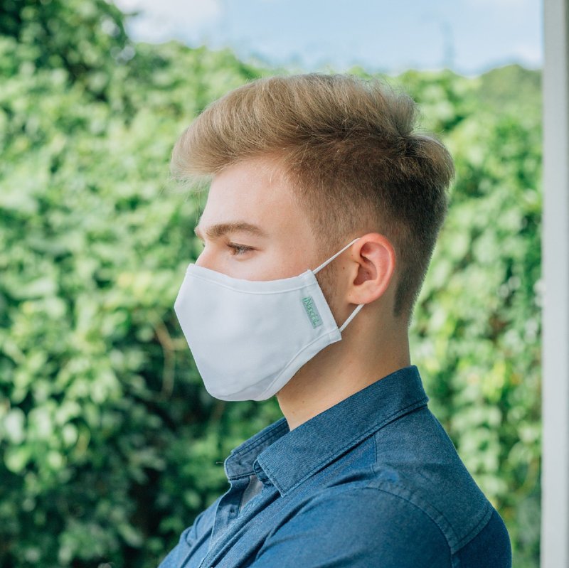 3D立体透气可重用可洗125次三层布口罩内置滤芯白色 - 口罩 - 其他人造纤维 多色