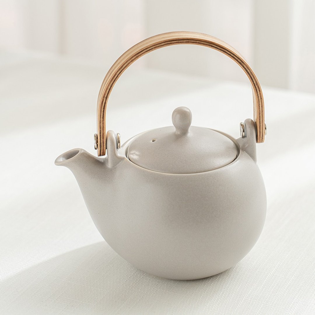 【入厝礼物】SALIU 结系列 急须壶 灰 - 茶具/茶杯 - 瓷 灰色