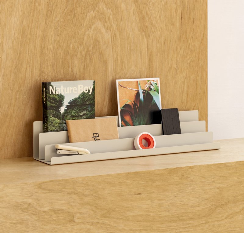 全新B级品特卖 - ISO Organizer L | 金属桌上型收纳架 | 浅灰 - 收纳用品 - 其他金属 