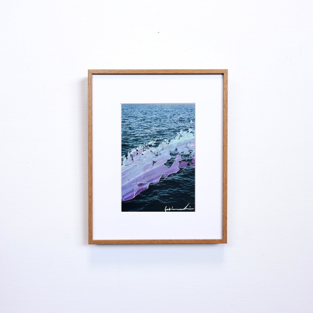 【画】压克力画/日本插画/日本制/室内艺术/海 - 插画/绘画/写字 - 压克力 蓝色
