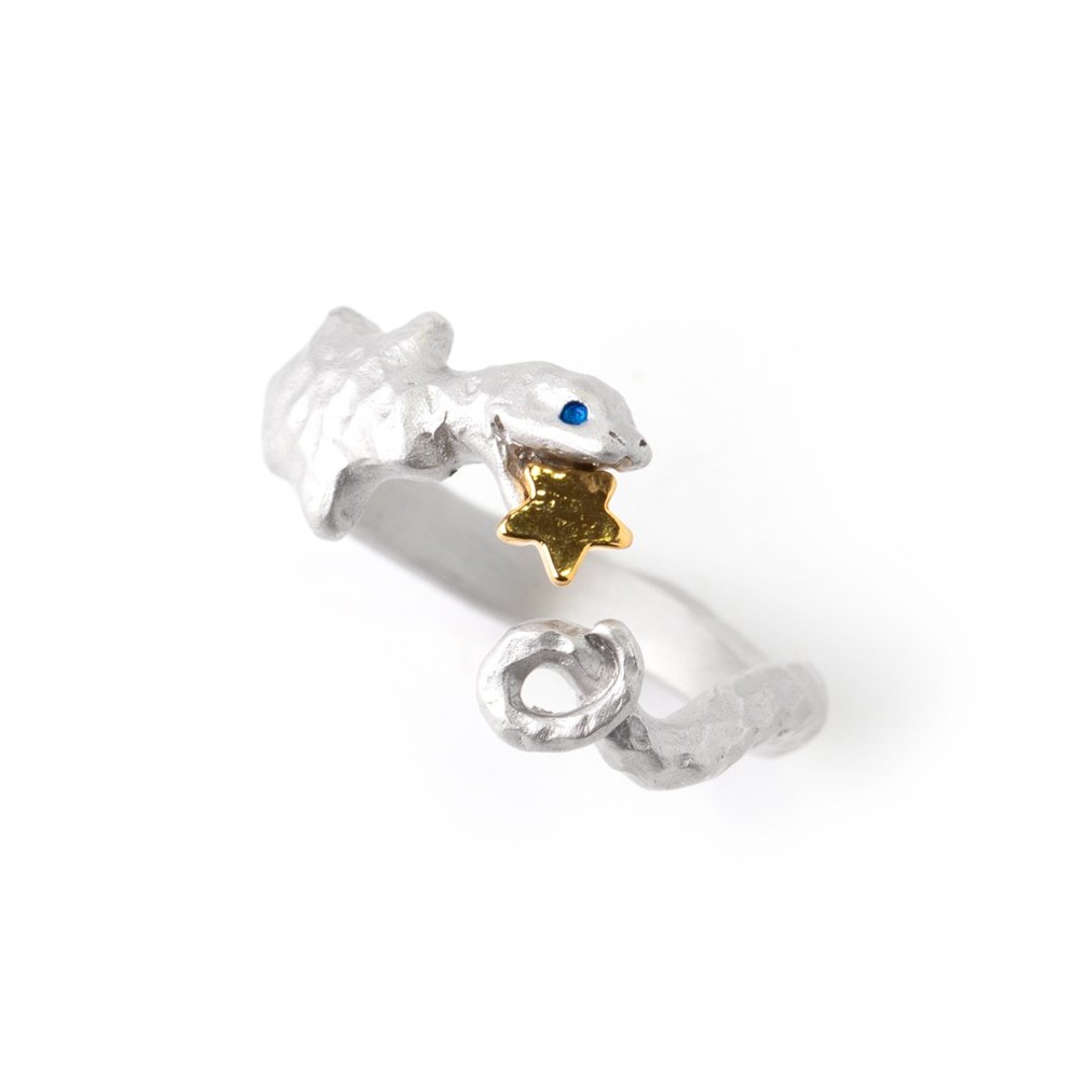 Uwabami Ring (Gray) Anaconda GY RN199GY - 戒指 - 其他金属 银色