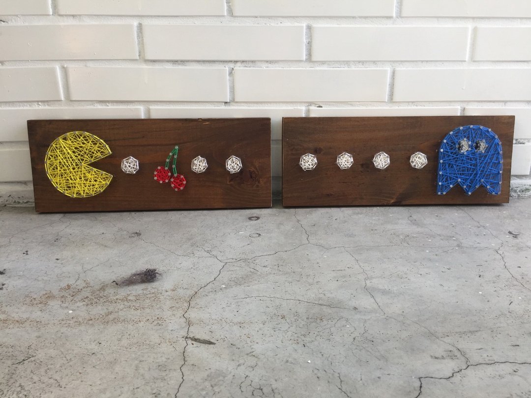怀旧商品 儿时回忆 经典电玩游戏 PAC MAN 木作商品 - 摆饰 - 木头 