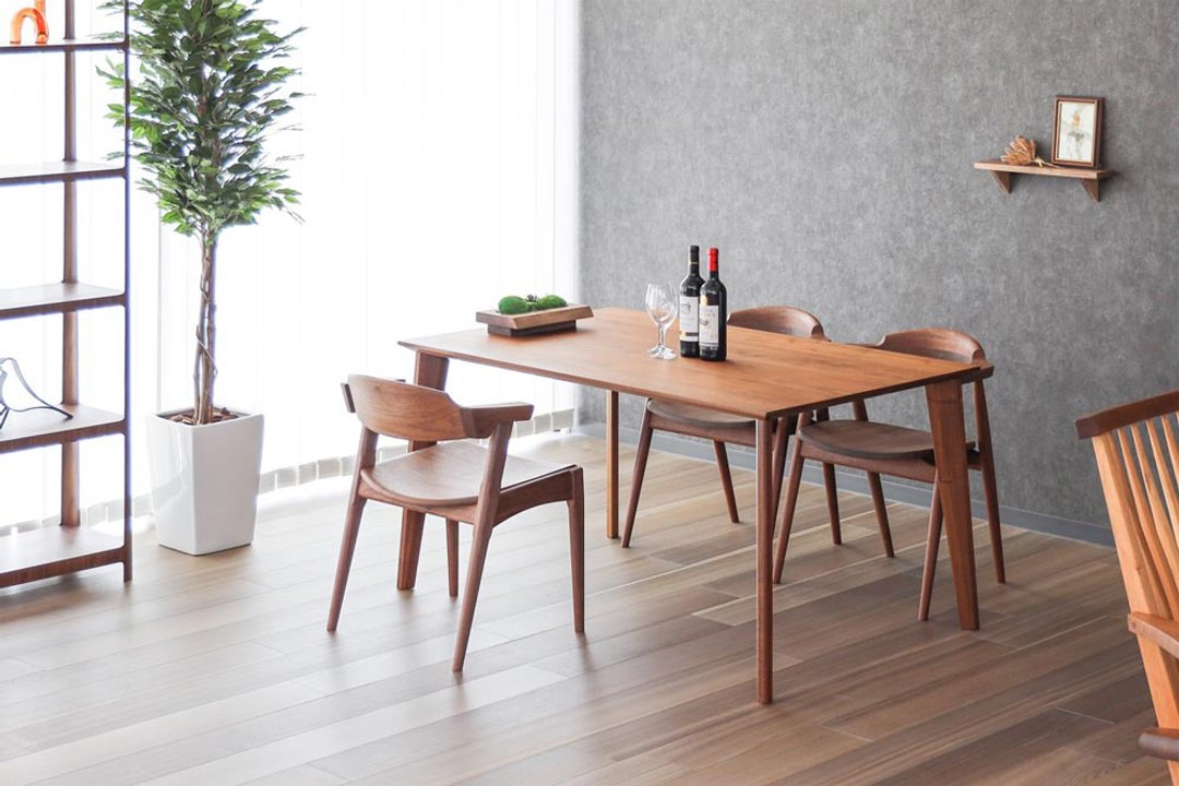 飞驒家具 家具工房绿雉舍 TEA 餐桌 bevel - 餐桌/书桌 - 木头 咖啡色