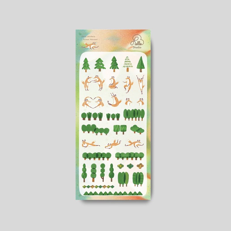森林采集 Forest Harvest | 透明割型贴纸 - 贴纸 - 纸 