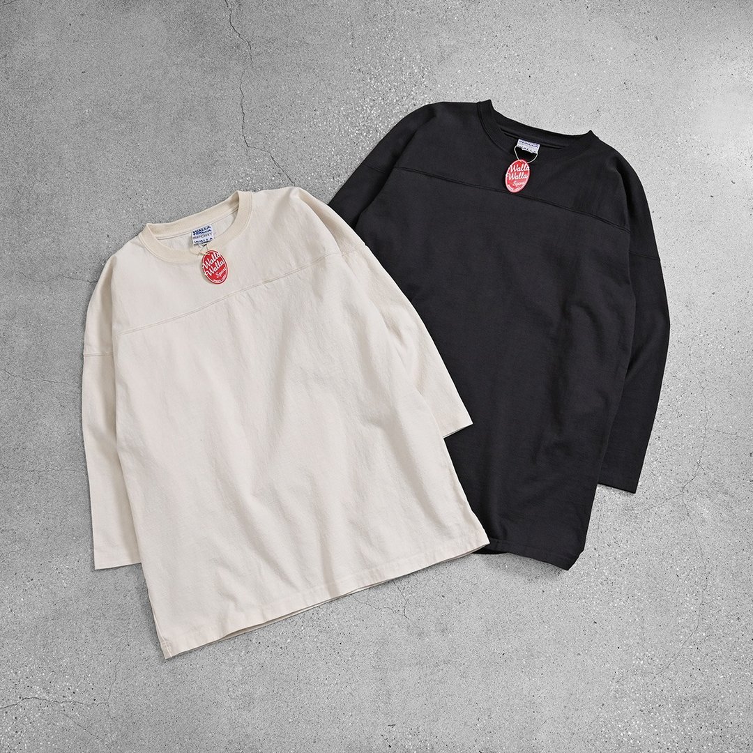 Walla Walla 9oz 七分袖上衣 / WALLA WALLA SPORT、棉质大学T - 中性连帽卫衣/T 恤 - 棉 多色