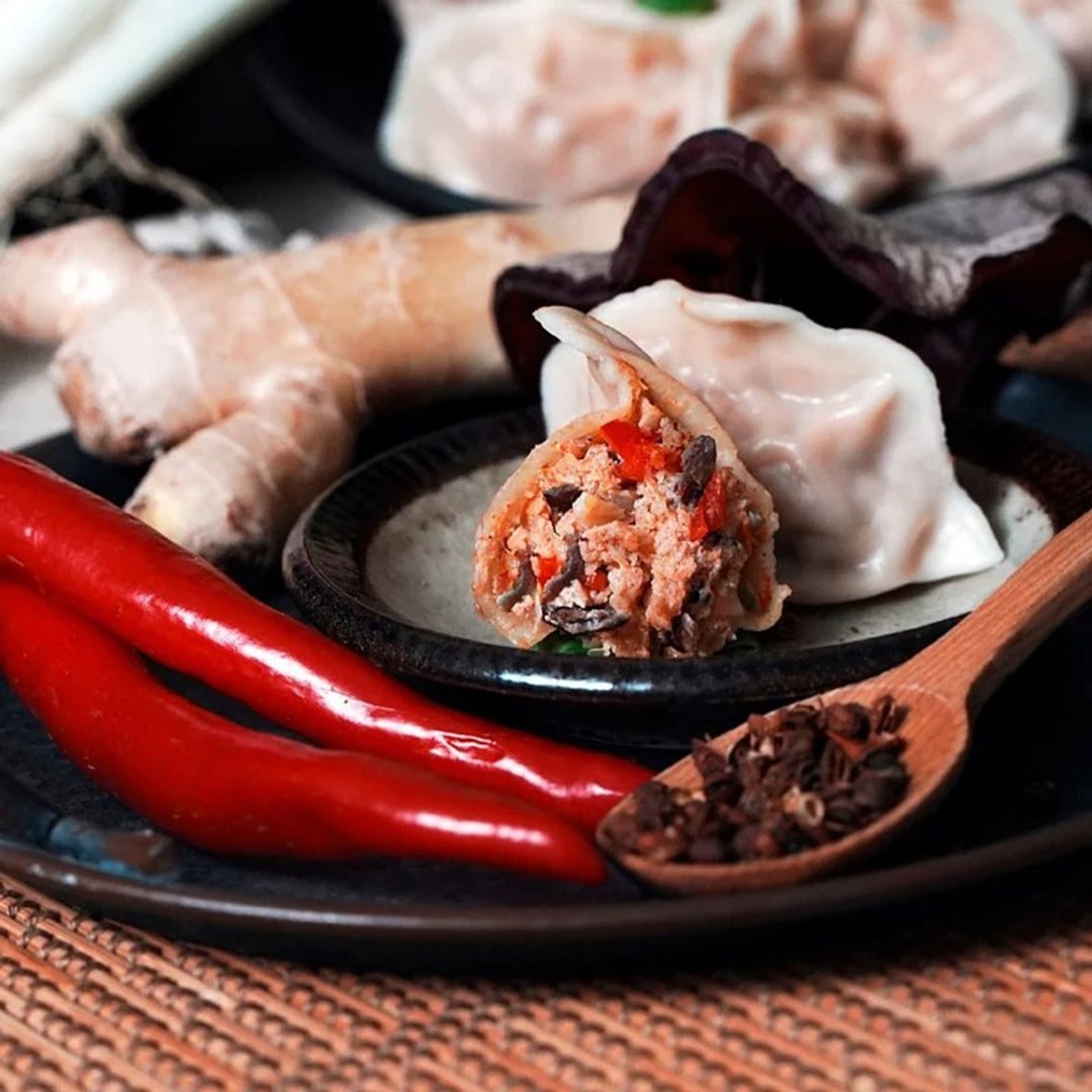 海涛客│泼辣川味水饺│小琉球伴手礼 - 熟食小吃 - 新鲜食材 白色