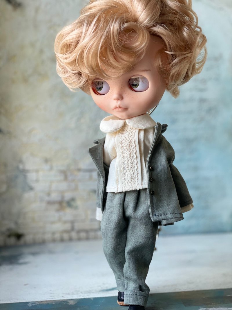 Neo Blythe clothes - 玩偶/公仔 - 棉 灰色
