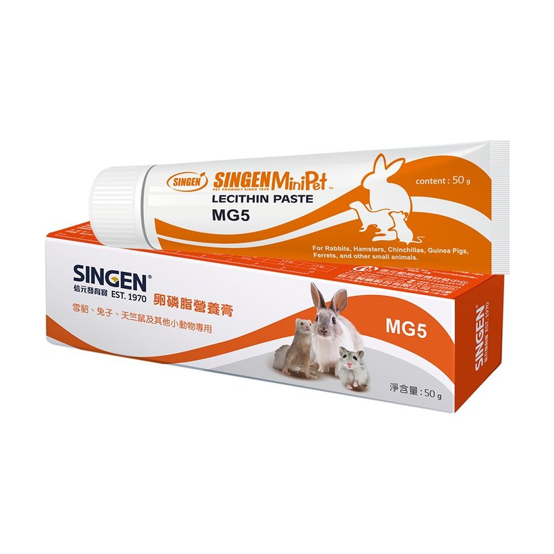 SINGEN 信元发育宝 鼠貂兔用护心护脑护肝补充营养膏-50g/条 - 其他 - 其他材质 橘色