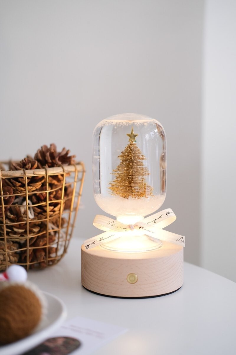 会下雪的星星圣诞水晶球/浮游花标本 - 其他 - 植物．花 