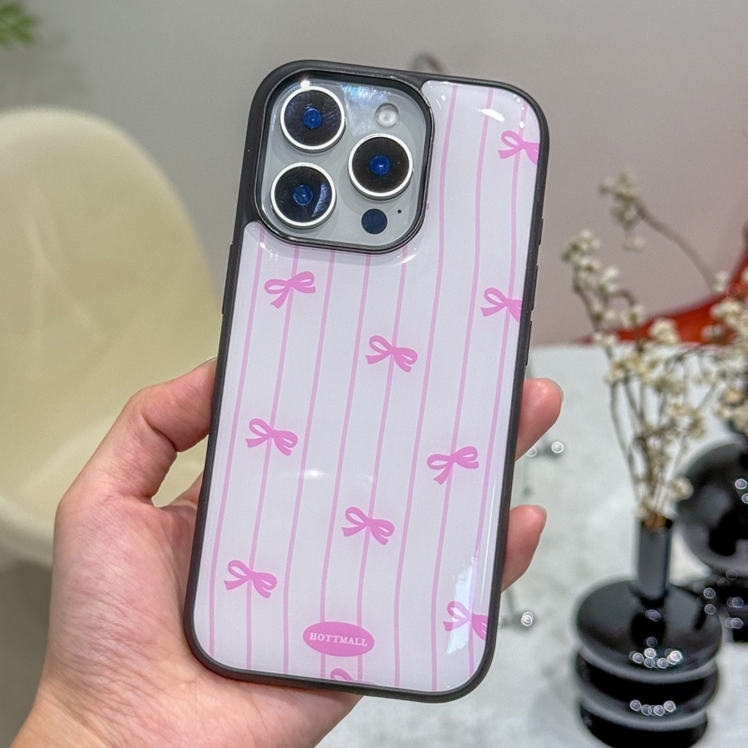 iPhone 小巧丝带环氧保险杆手机壳手机 - 手机壳/手机套 - 压克力 白色
