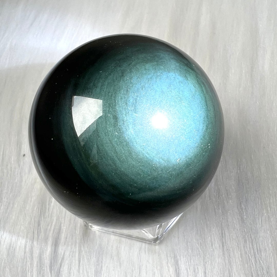 彩曜石球 | 水晶 | 水晶球 | 水晶摆件 - 摆饰 - 水晶 黑色
