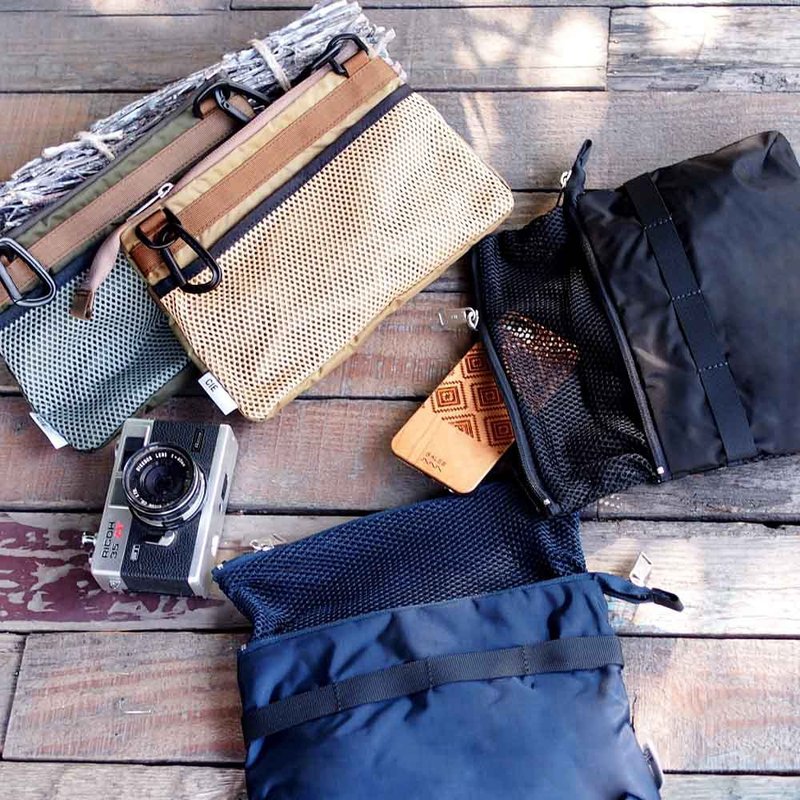 日本轻巧 军用休闲质感侧背/手拿包Made in Japan by CIE - 手拿包 - 防水材质 