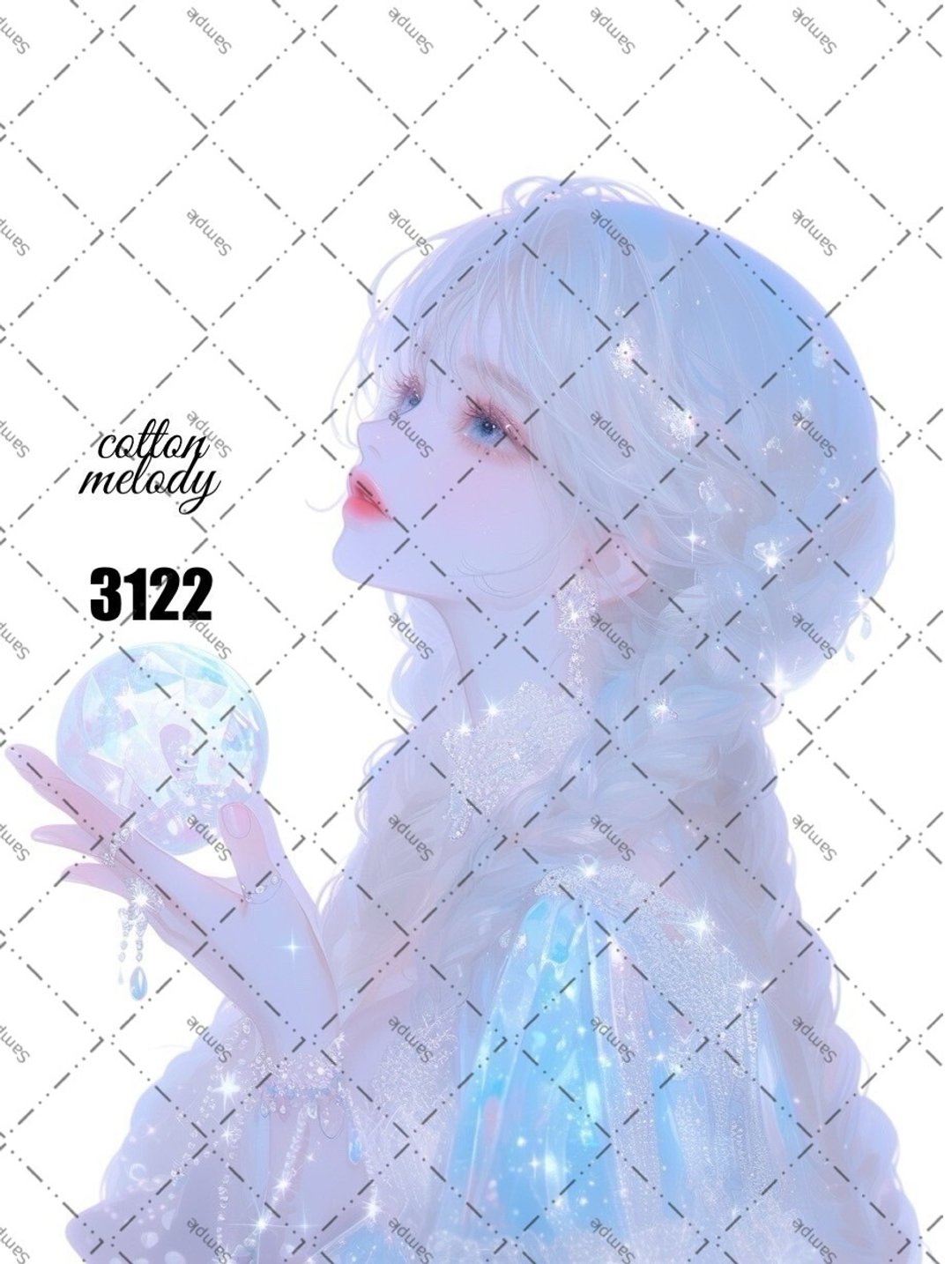original sticker no.3122 人物贴纸 原创贴纸 原创人物贴纸 装饰贴纸 cotton melody - 贴纸 - 纸 