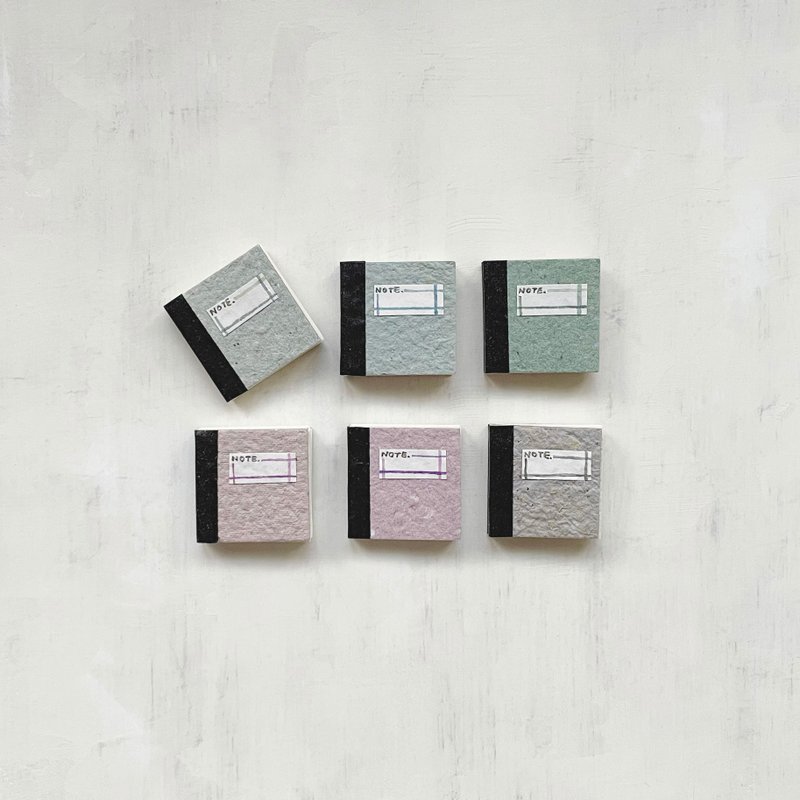 迷你 方方笔记本 / 胶装 / 手抄纸 / 手绘 - 纸盒/包装盒 - 纸 多色