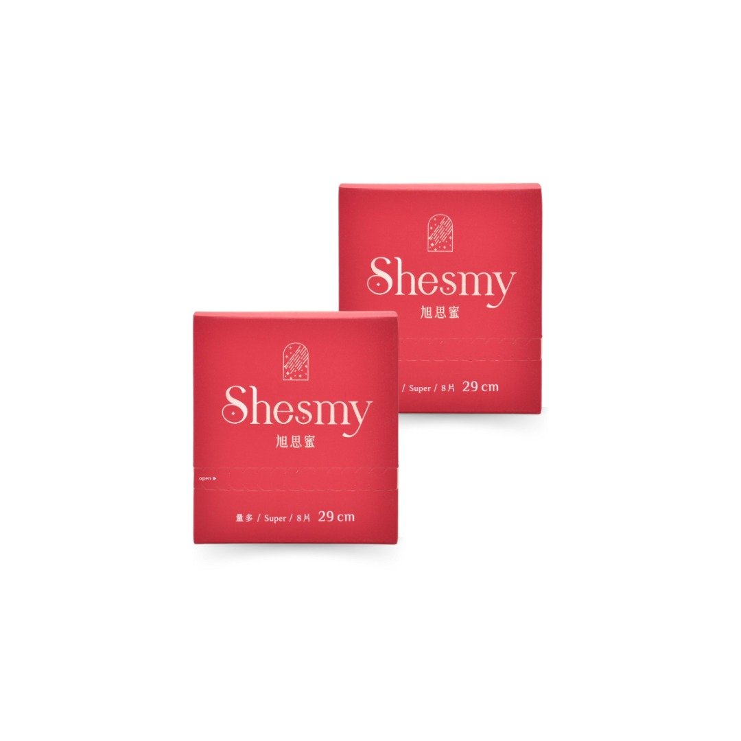 【台湾首创】Shesmy旭思蜜可分解卫生棉-香氛款-量多29cm - 生理用品 - 环保材料 红色