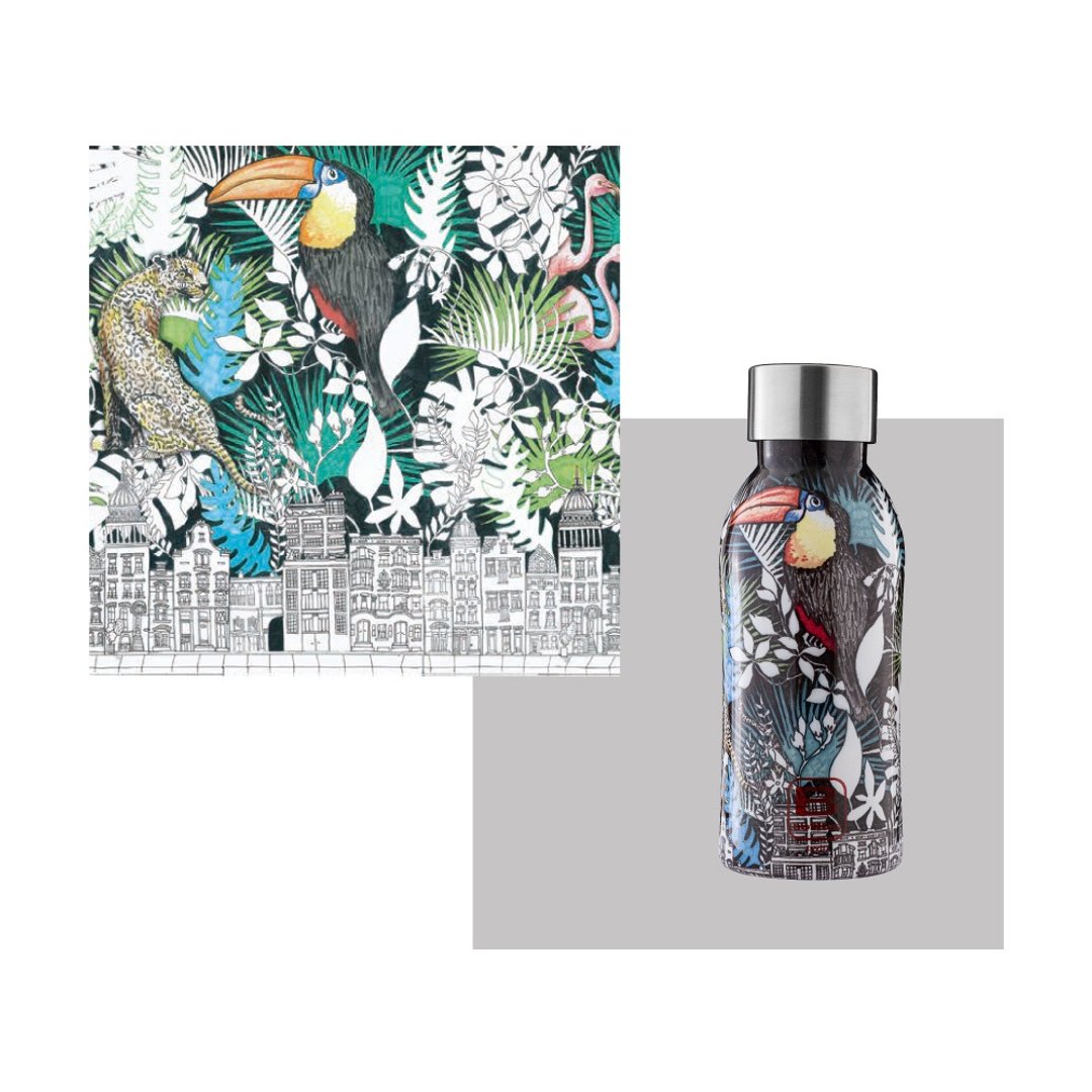 BUGATTI动物城市保温瓶350ml - 保温瓶/保温杯 - 其他金属 绿色