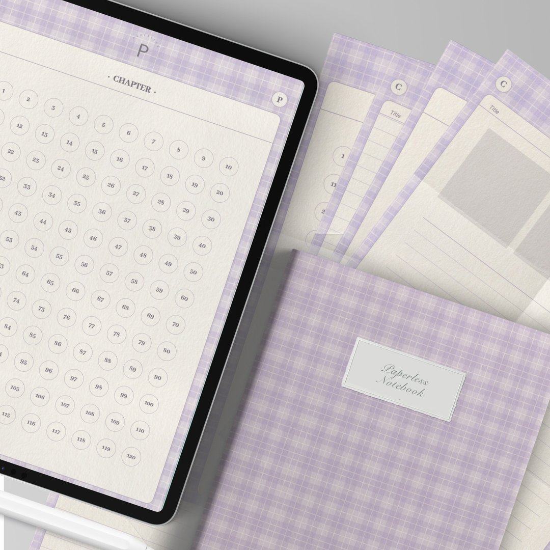 格子电子手账iPad goodnotes notability康奈尔笔记模板120章节 - 其他数码商品 - 其他材质 