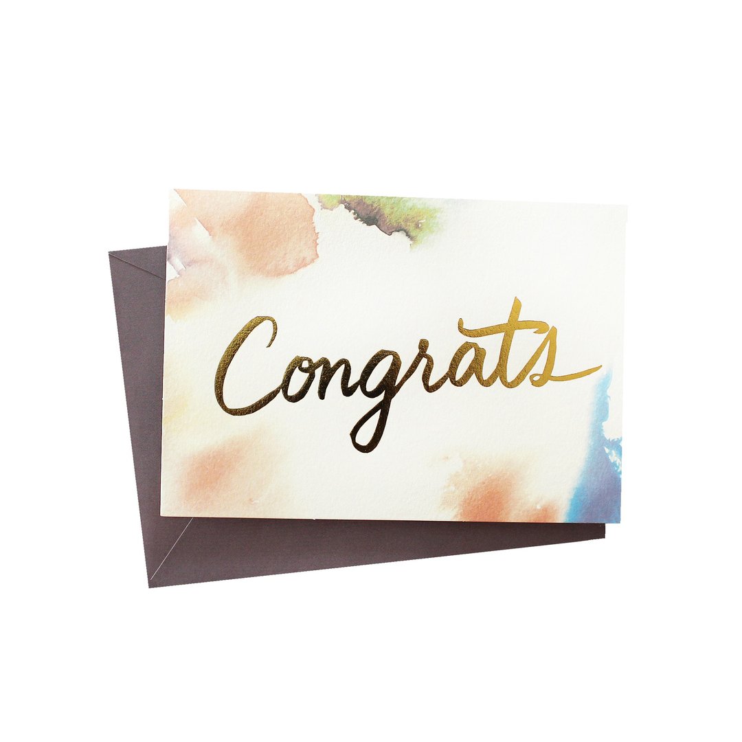 Best Wishes系列 暖心小卡 - Congrats - 卡片/明信片 - 纸 
