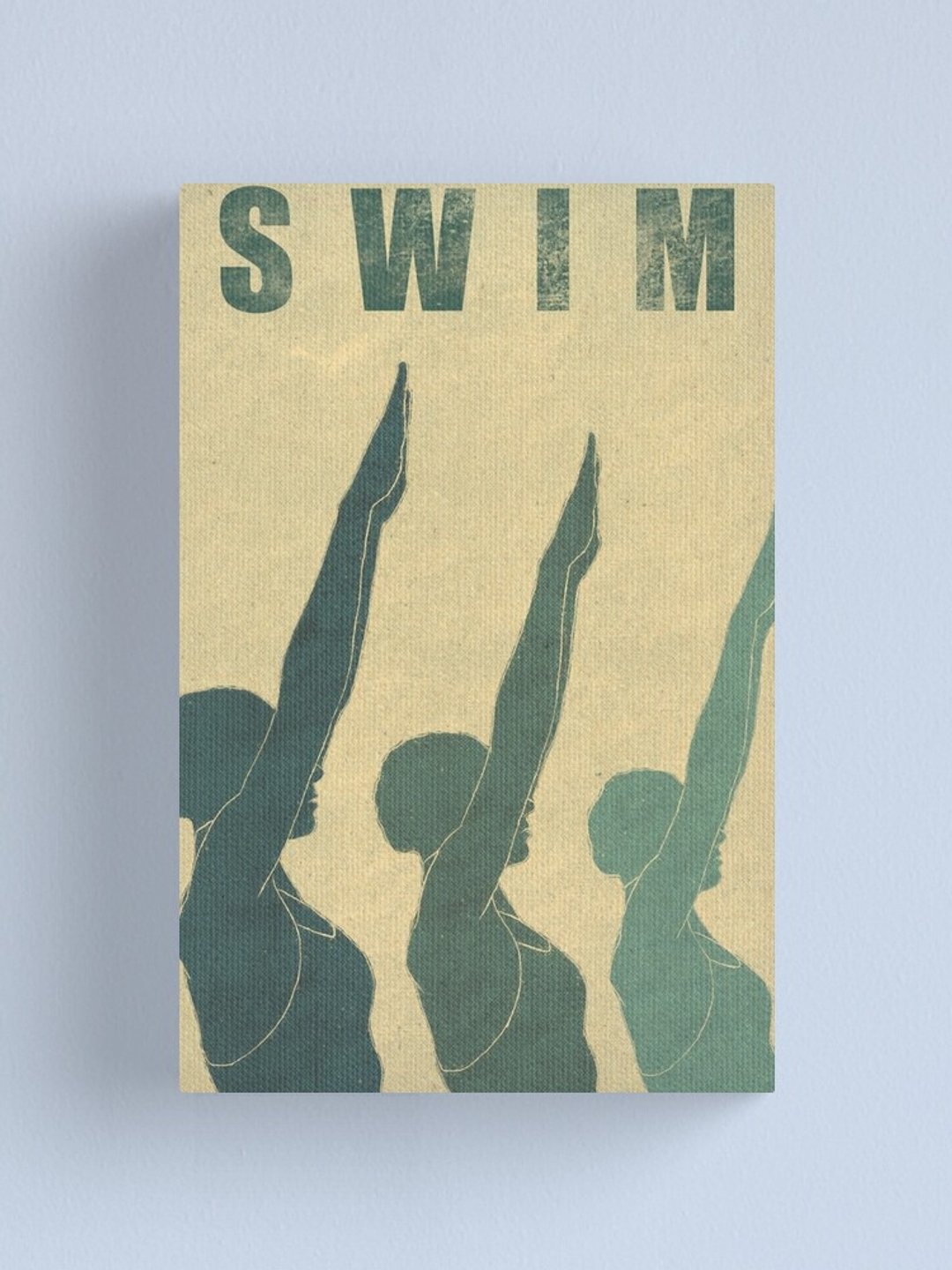 Printable wall art, downloadable print, swimmer poster, phone wallpaper, JPGfile - 其他数码设计 - 其他材质 