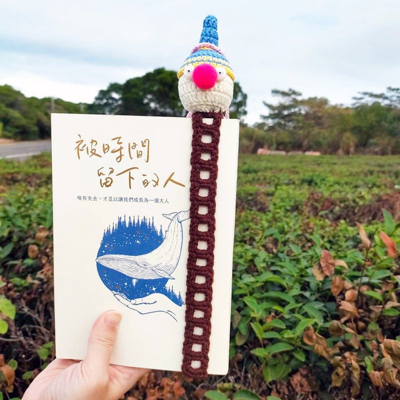 芝麻汤圆小偷 编织书签 编织书带 文具周边 交换礼物 创意书签 - 笔记本/手帐 - 棉．麻 多色