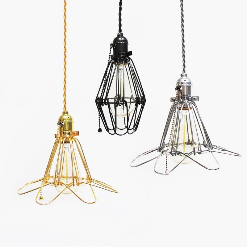 Light with Shade Gefen 笼罩吊灯 香港制作 手作复古 北欧简约家居餐厅 工业风 设计品 - 灯具/灯饰 - 其他金属 多色
