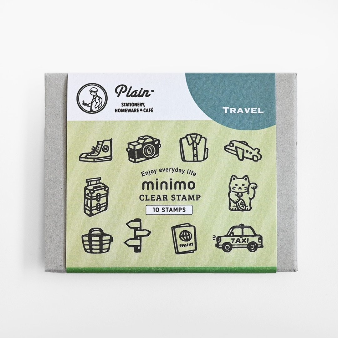 minimo 迷你透明印章 旅行 - 印章/印台 - 塑料 透明