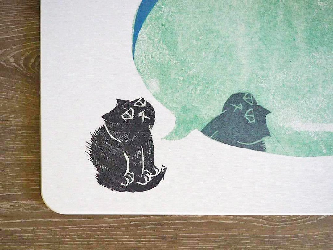 圭藻土地垫/吸水垫/猫狗/版画/硅藻土 - 地垫/地毯 - 其他材质 黄色