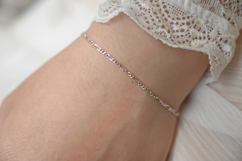 FIGARO 费加洛手链/脚链 SV925 - 手链/手环 - 纯银 银色