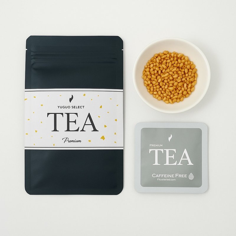 无咖啡因茶【黄金玄米茶】 - 茶 - 新鲜食材 金色