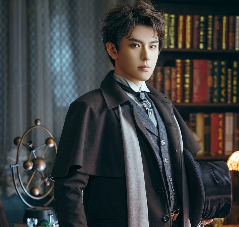 合作限定 诡秘之主×蒸汽大陆 哥特风复古 克莱恩系列可拆卸斗篷 - 其他 - 其他材质 黑色