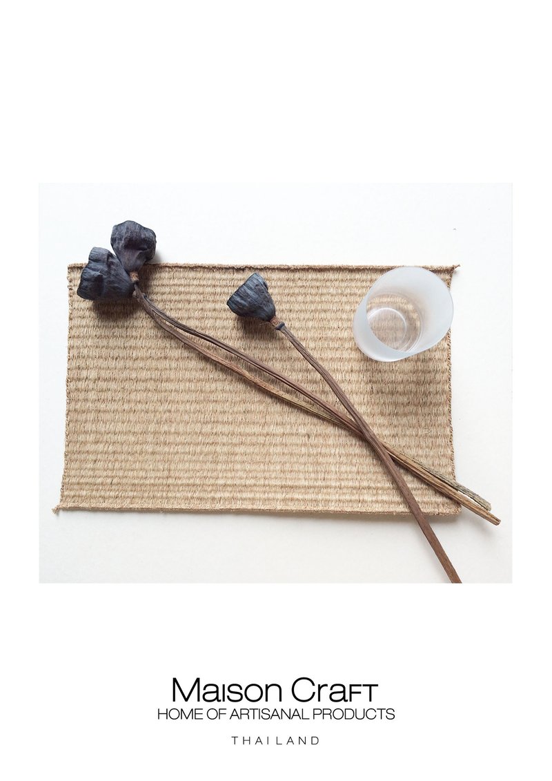 Set 2, Housewarming, Home Gifts, placemat, table mat, jute placemat, platemat - 餐垫/桌巾 - 环保材料 咖啡色