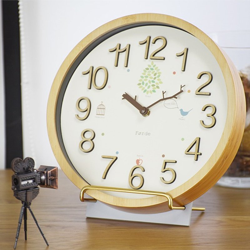 Harriette - 女孩饰品收纳/时钟挂架(灰) - 收纳用品 - 木头 灰色