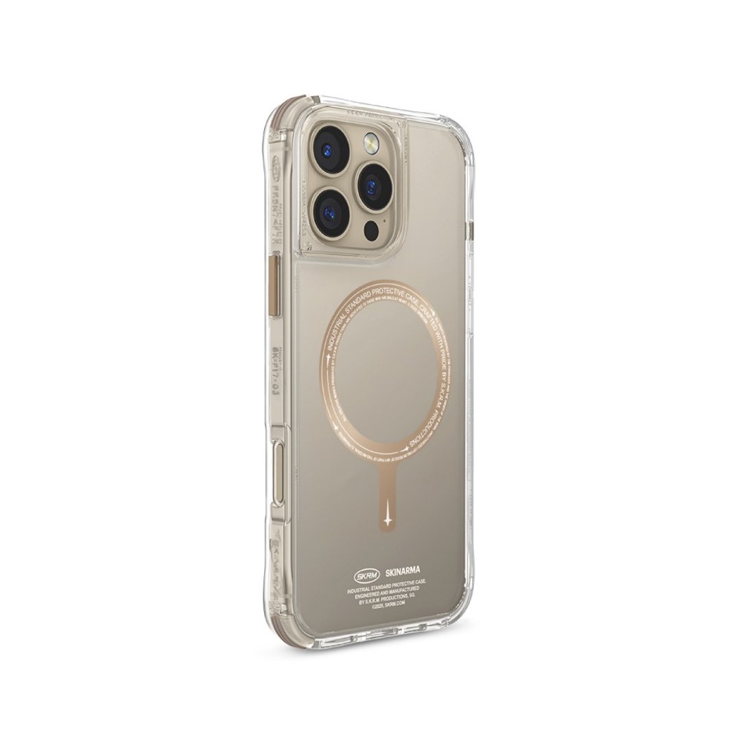 iPhone 16 Pro/Pro Max Saido低调磁吸防摔手机壳 附扣具-金 - 手机壳/手机套 - 其他材质 金色