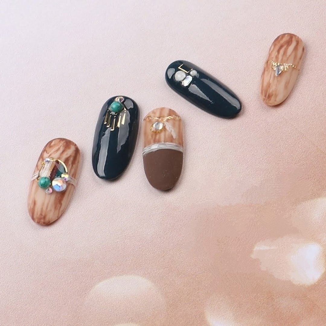 【 DIY 美甲】Nail Look 美甲装饰艺术贴纸 假期风情 - 指甲油/指甲贴 - 纸 金色